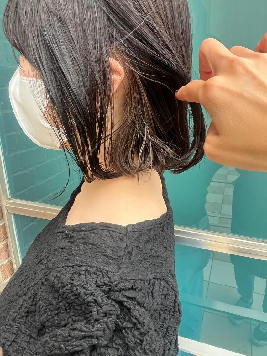 ミディアム カラー パーマ ヘアアレンジ メンズ キッズ ネイル マツエク・マツパ アイブロウ メンズブリーチ メンズハイライト メンズインナーカラー メンズ韓国風 ブリーチ 久木原 ゆりのヘアスタイル