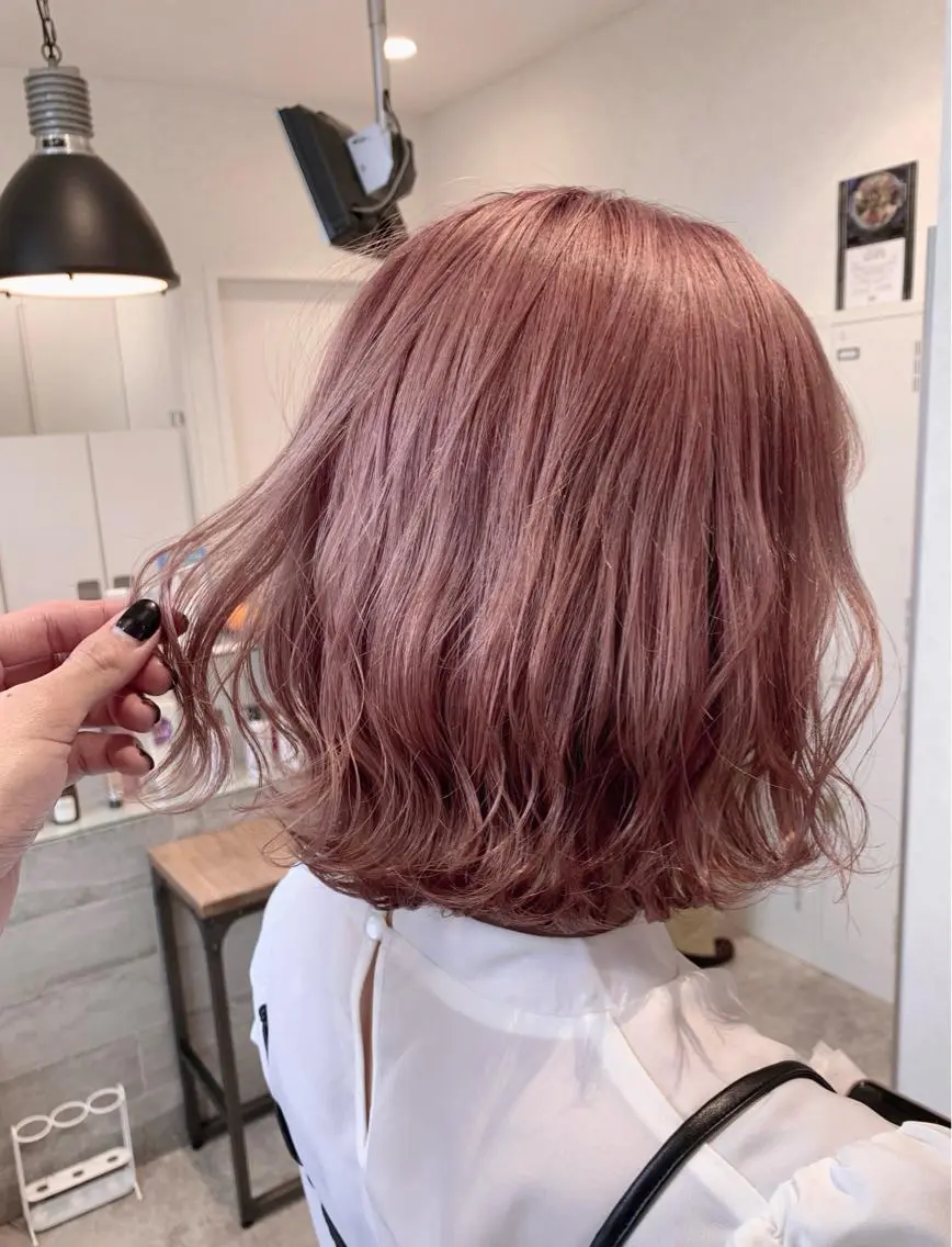 ミディアム カラー HAREru. モデル募集【戸塚】のヘアスタイル