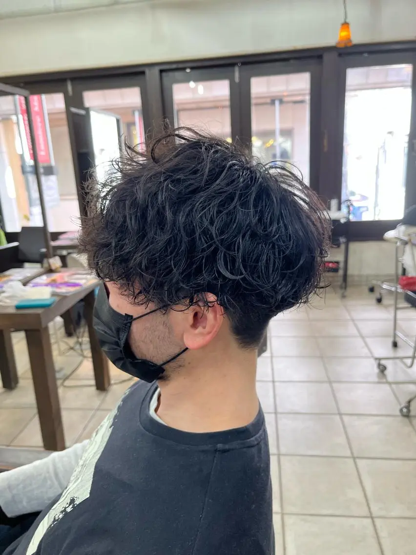 パーマ メンズ カット パーマ カ レラのヘアスタイル