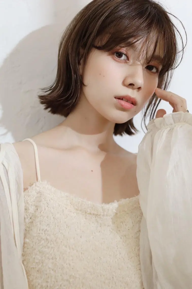 ミディアム EARTH川越/オー ナー/阿部建のヘアスタイル