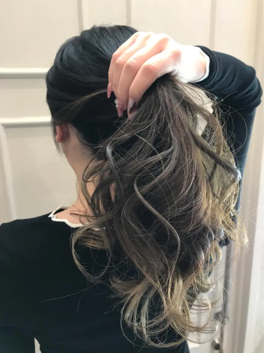 セミロング カラー グラデーションカラー Blanco Color&Careのヘアスタイル