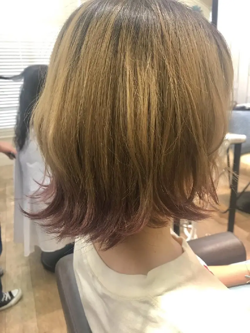 ミディアム hase _のヘアスタイル