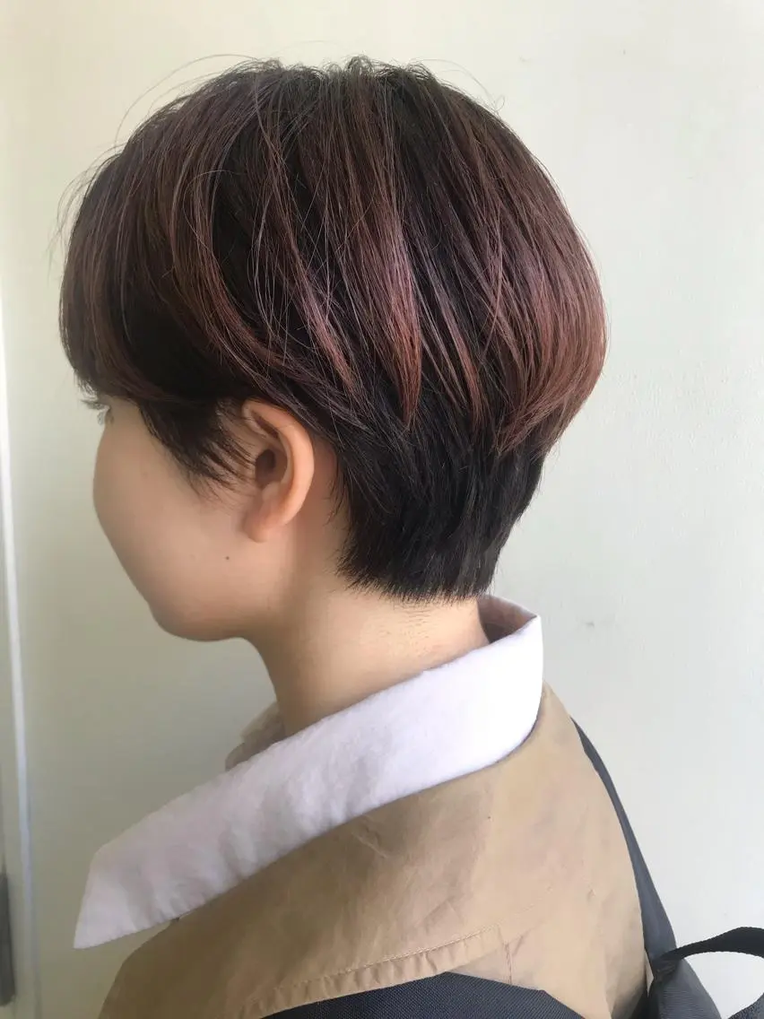 ショート カラー 貫洞 大介のヘアスタイル