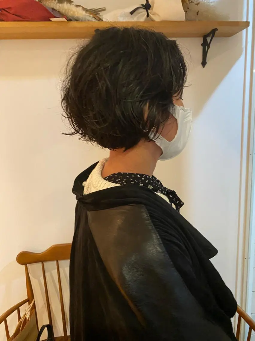 ショート ショートボブ ボブ ショートヘア ショート& パーマ　坂本のヘアスタイル
