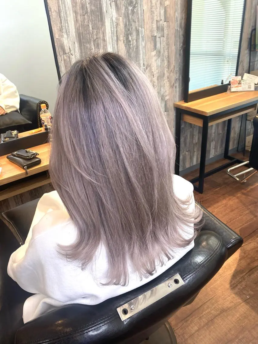ミディアム カラー ヘアカラー Luzir⭐︎ GEN⭐︎のヘアスタイル