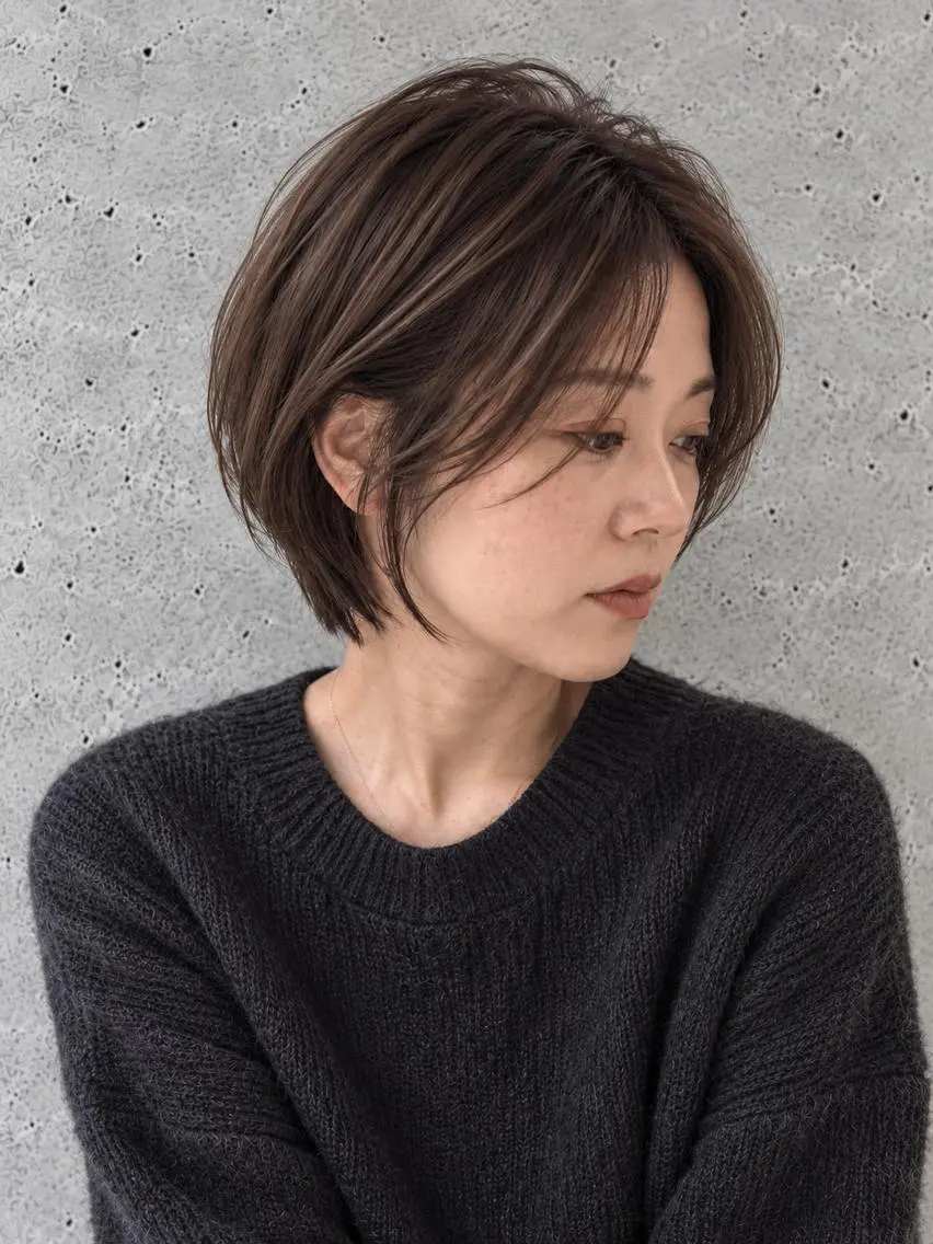 ショート カラー カット ヘアカラー トリートメント 脇田 麗乃のヘアスタイル