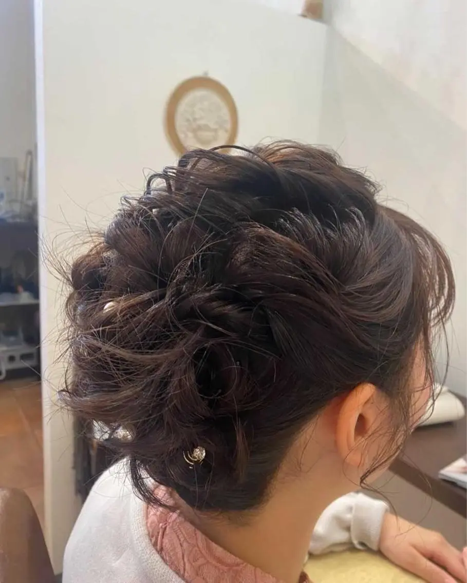 ヘアアレンジ 戸諸 由香里のヘアスタイル