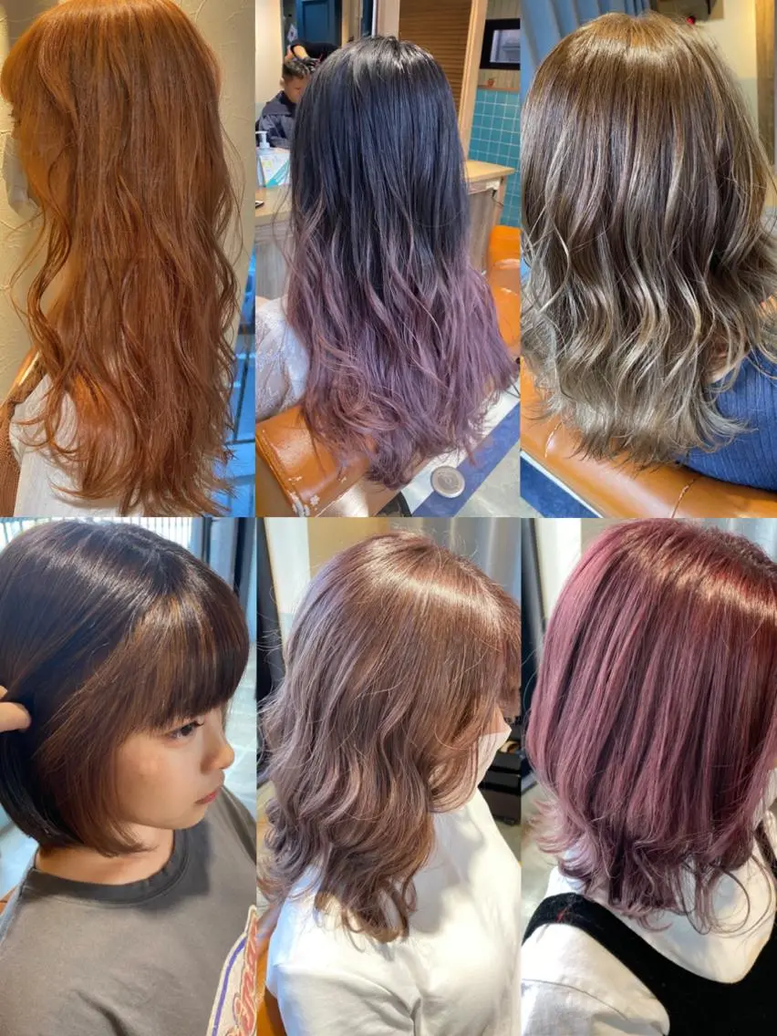 カラー デザインカラー カット ヘアカラー トリートメント 🩵盛れる顔周りヘア EMI🩵のヘアスタイル