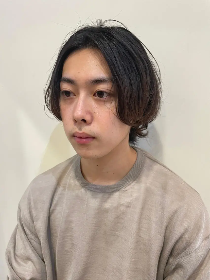 メンズ パーマ カラー メンズハイライト メンズインナーカラー メンズパーマ ダブルカラー グラデーションカラー CEINE+ officialのヘアスタイル