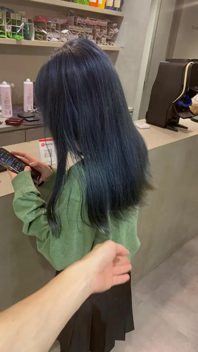 セミロング ヘアカラー ヘッドスパ 佐藤優太朗 似合わせ/髪質改善のヘアスタイル