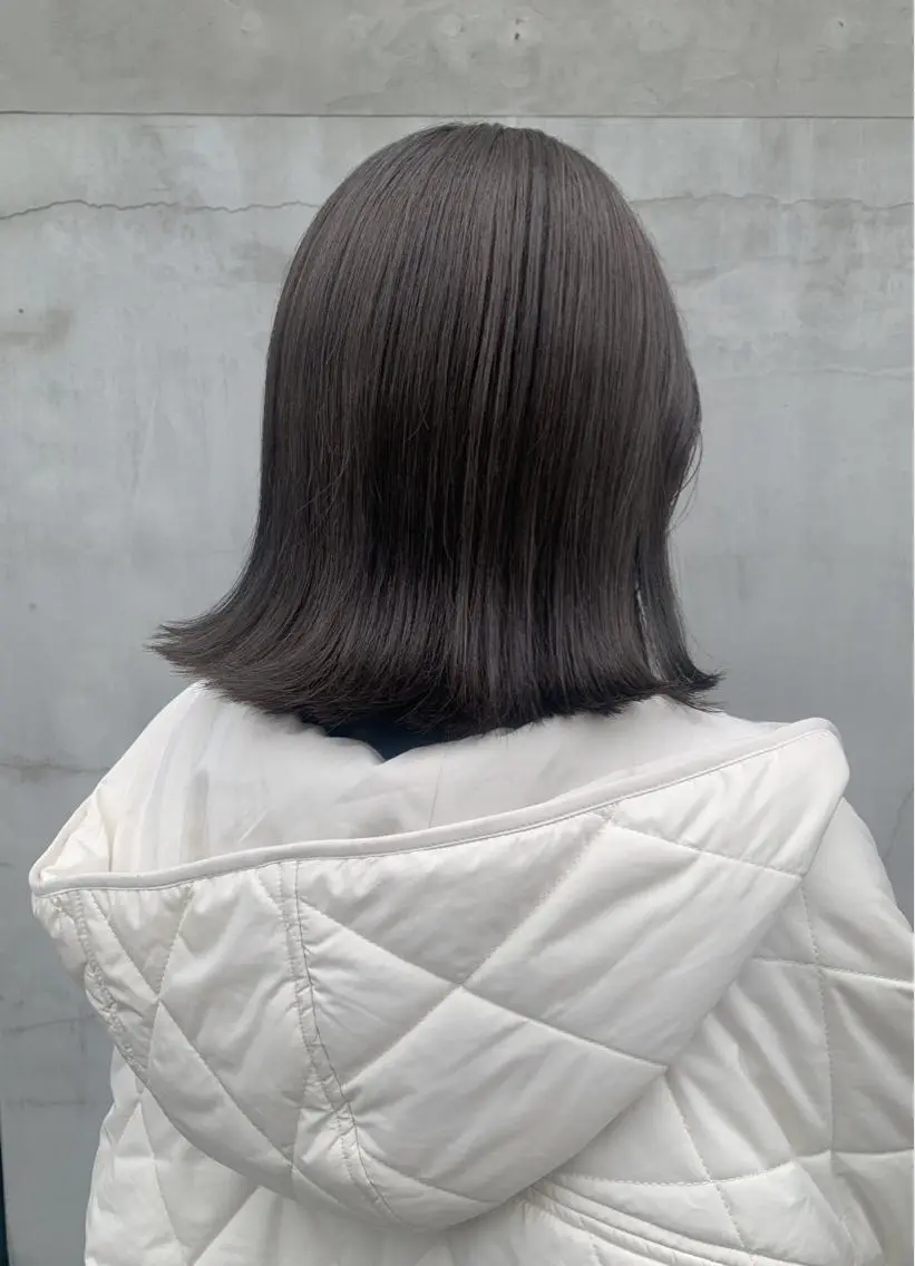 ミディアム カラー ヘアアレンジ ヘアカラー トリートメント yuka .のヘアスタイル