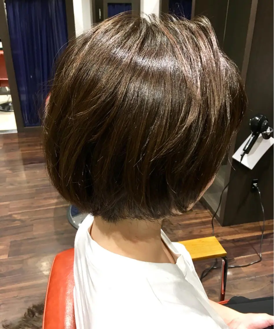 ショート カラー ショートボブ ボブ ショートヘア 川合 勇気のヘアスタイル