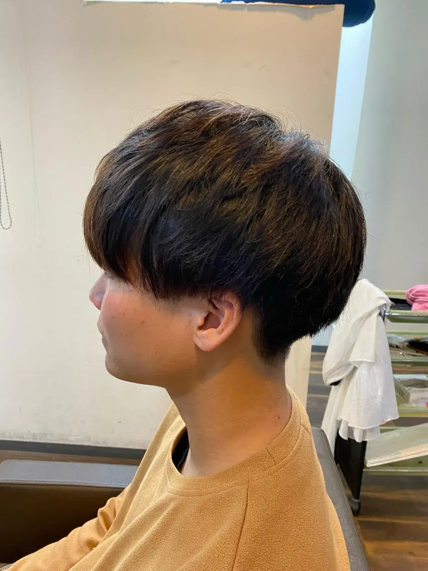 ショート メンズ マッシュ 堀 広夢のヘアスタイル