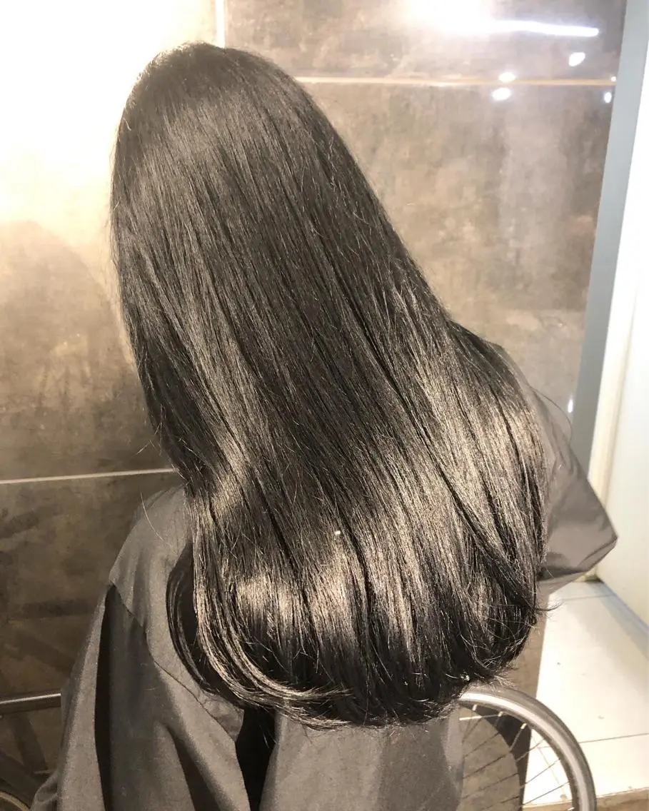 ロング カラー ヘアアレンジ 黒髪 ヘアカラー トリートメント メンズ特化✂️栗原 侑也のヘアスタイル