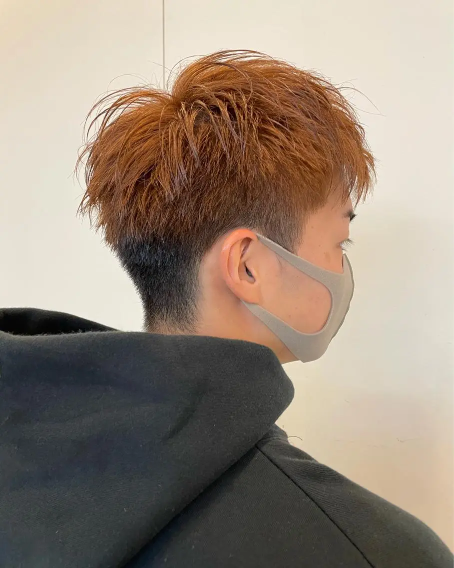メンズ フェードカット メンズハイトーン 近藤 裕嗣のヘアスタイル