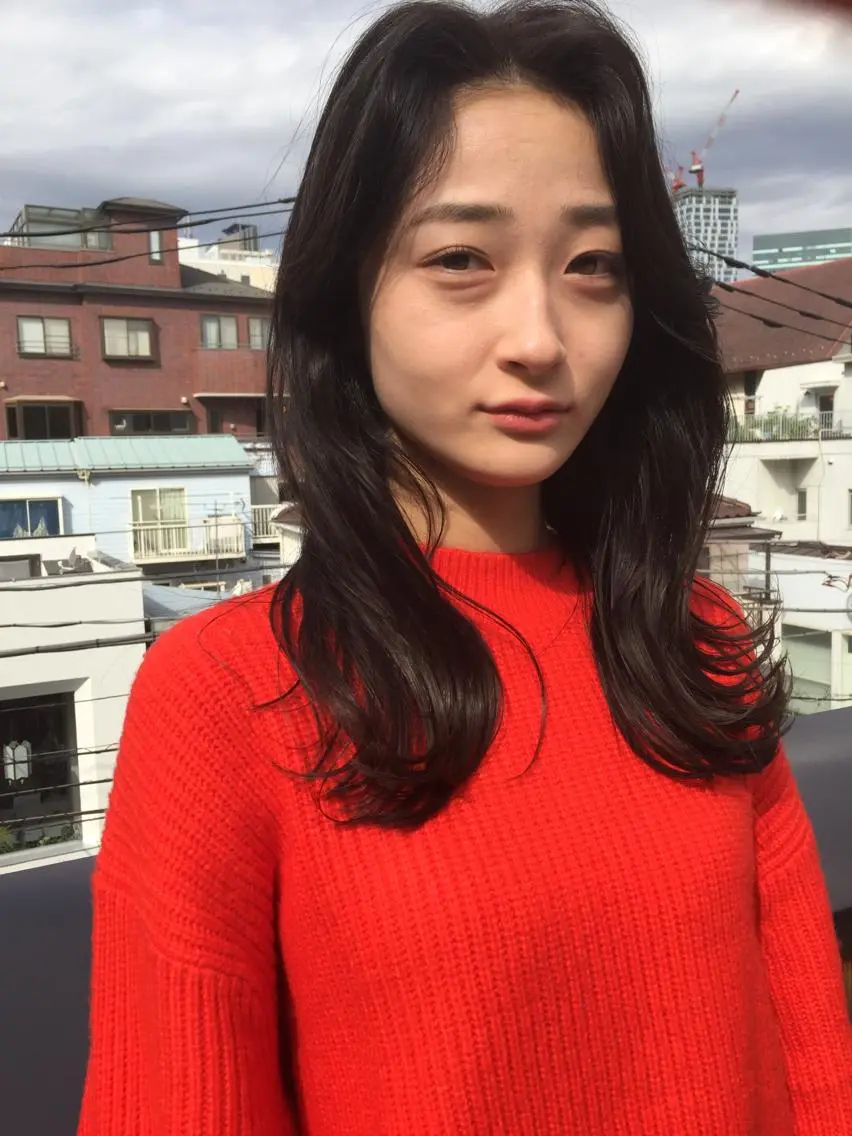 セミロング 切りっぱなしボブ セミロングパーマ アッシュ ボブ 外国人風カラー ショート職人 美容師【KENTA】のヘアスタイル
