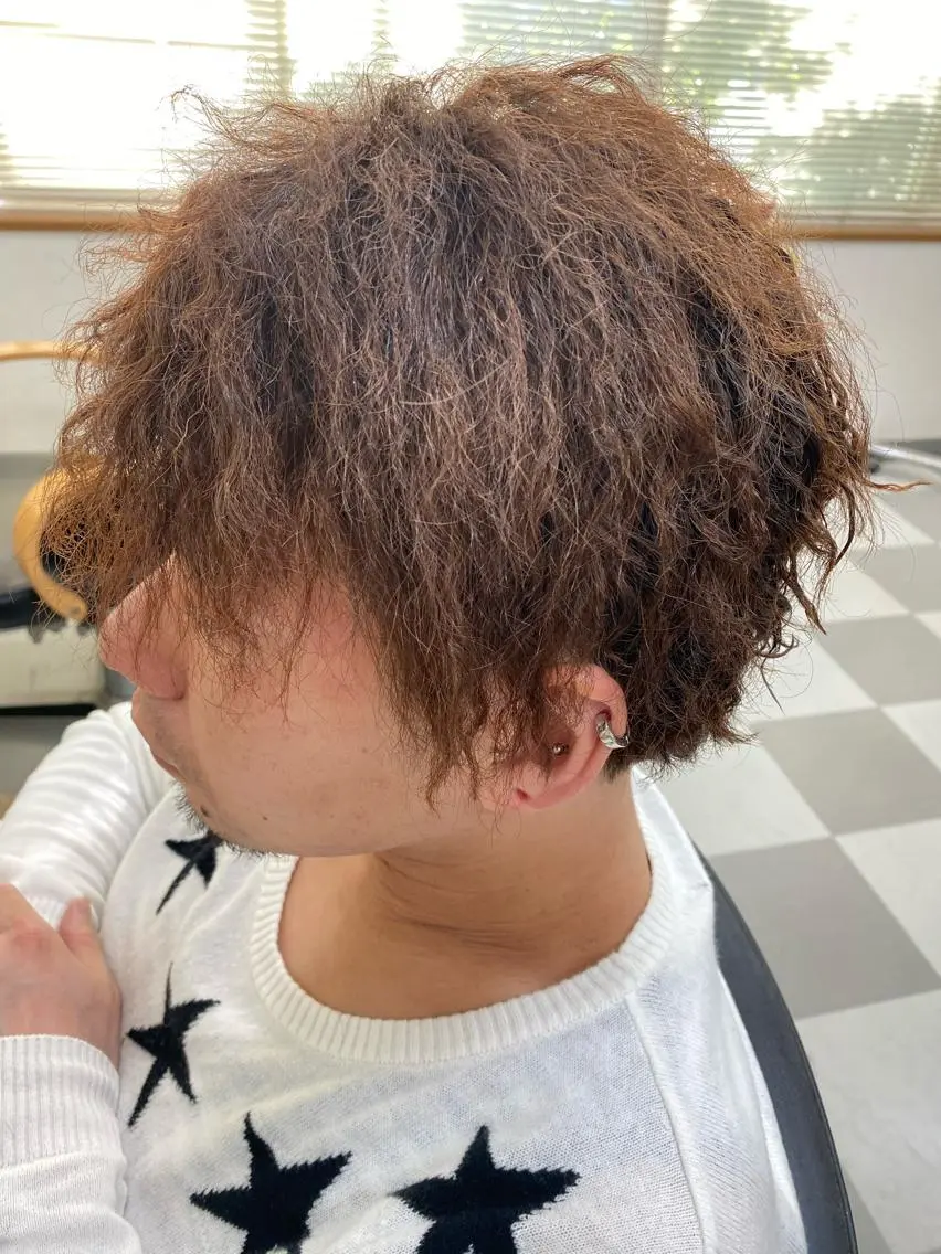 メンズ メンズパーマ メンズツイストパーマ ツイストパーマ 永沼 真依のヘアスタイル