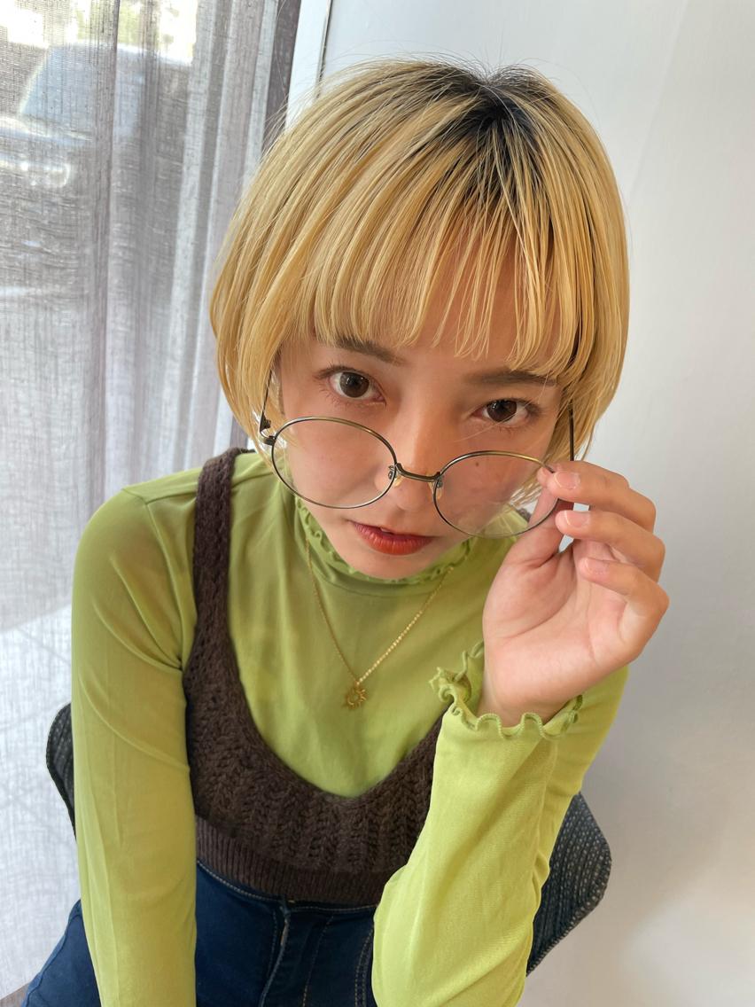 ショート 岸川 恭子のヘアスタイル