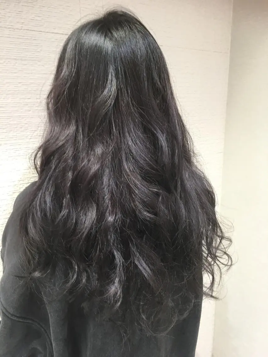 ロング カラー ヘアアレンジ 白髪ぼかしハイライト 茗荷谷駅徒歩2分のヘアスタイル