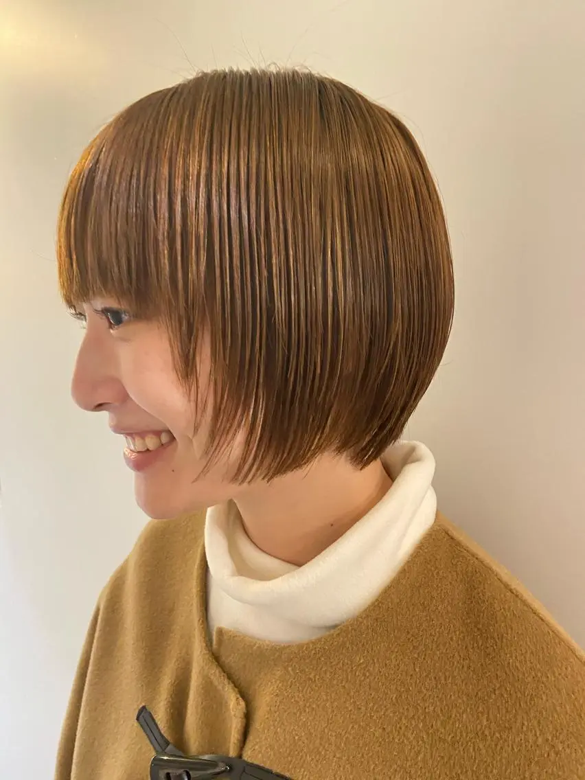 ショート ショートヘア カット 田中 あやなのヘアスタイル