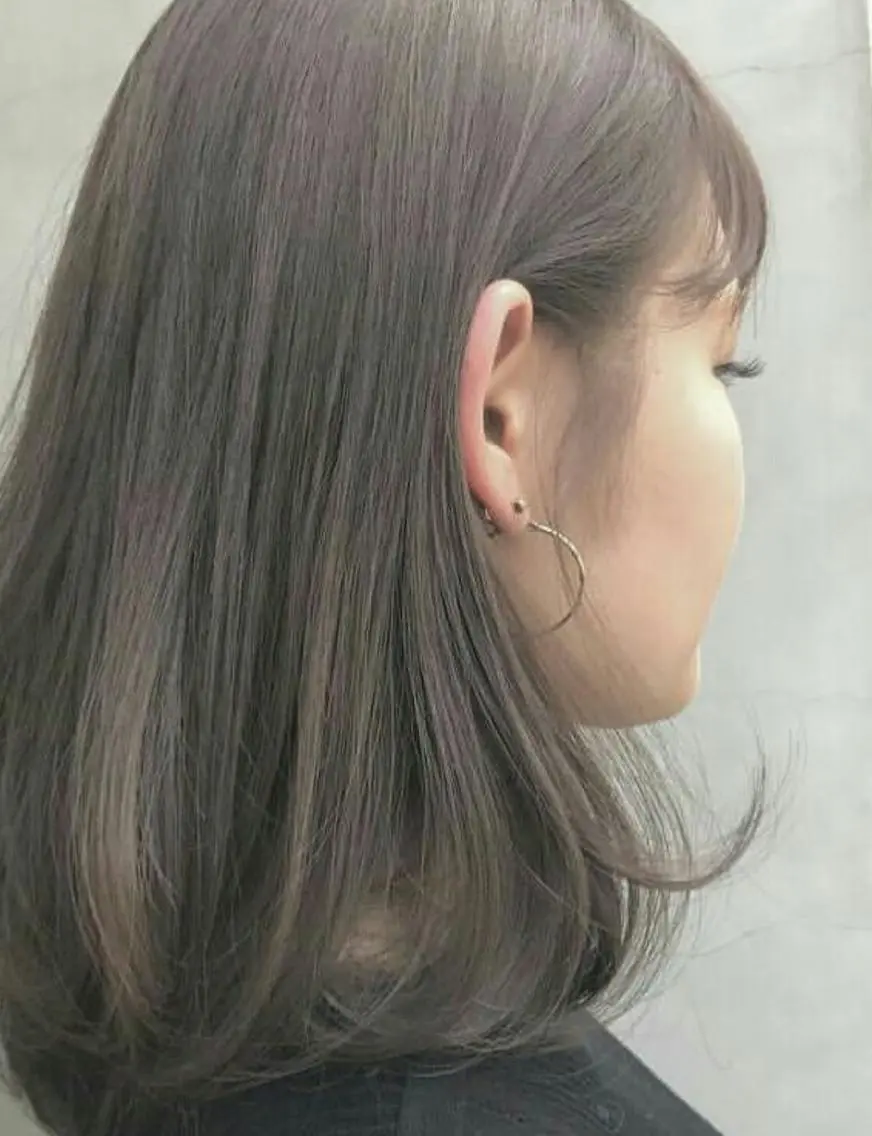 セミロング カット ヘアカラー トリートメント 畑中秀平💛艶髪💜 Babylon 代表のヘアスタイル