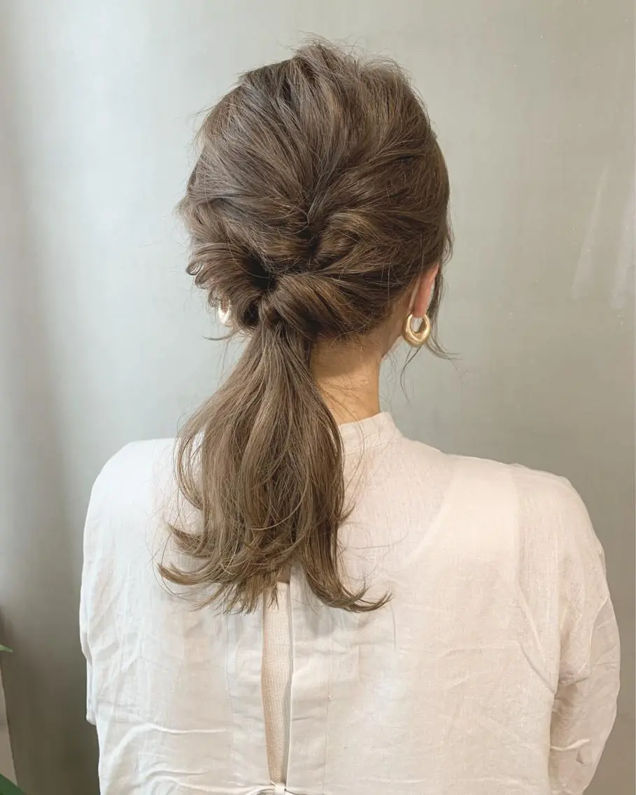 セミロング カラー パーマ ヘアアレンジ メンズ キッズ ネイル マツエク・マツパ メンズブリーチ メンズハイトーン ベージュカラー ブリーチ ハイトーンカラー ウルフレイヤーカット /チヒロのヘアスタイル