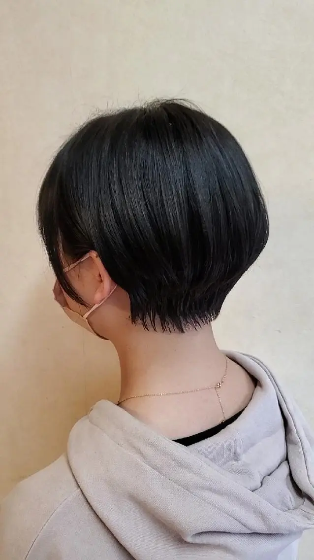 ショート カラー カット ヘアカラー トリートメント 髪質改善 常世田のヘアスタイル