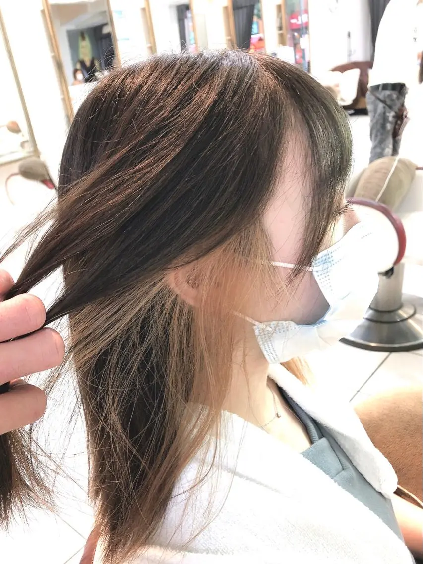 カラー ヘアカラー トリートメント 保住 亮太のヘアスタイル