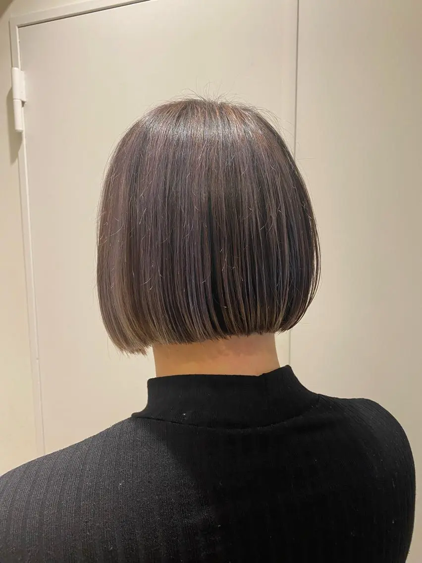 ショート カラー ヘアカラー トリートメント kawabe maikoのヘアスタイル
