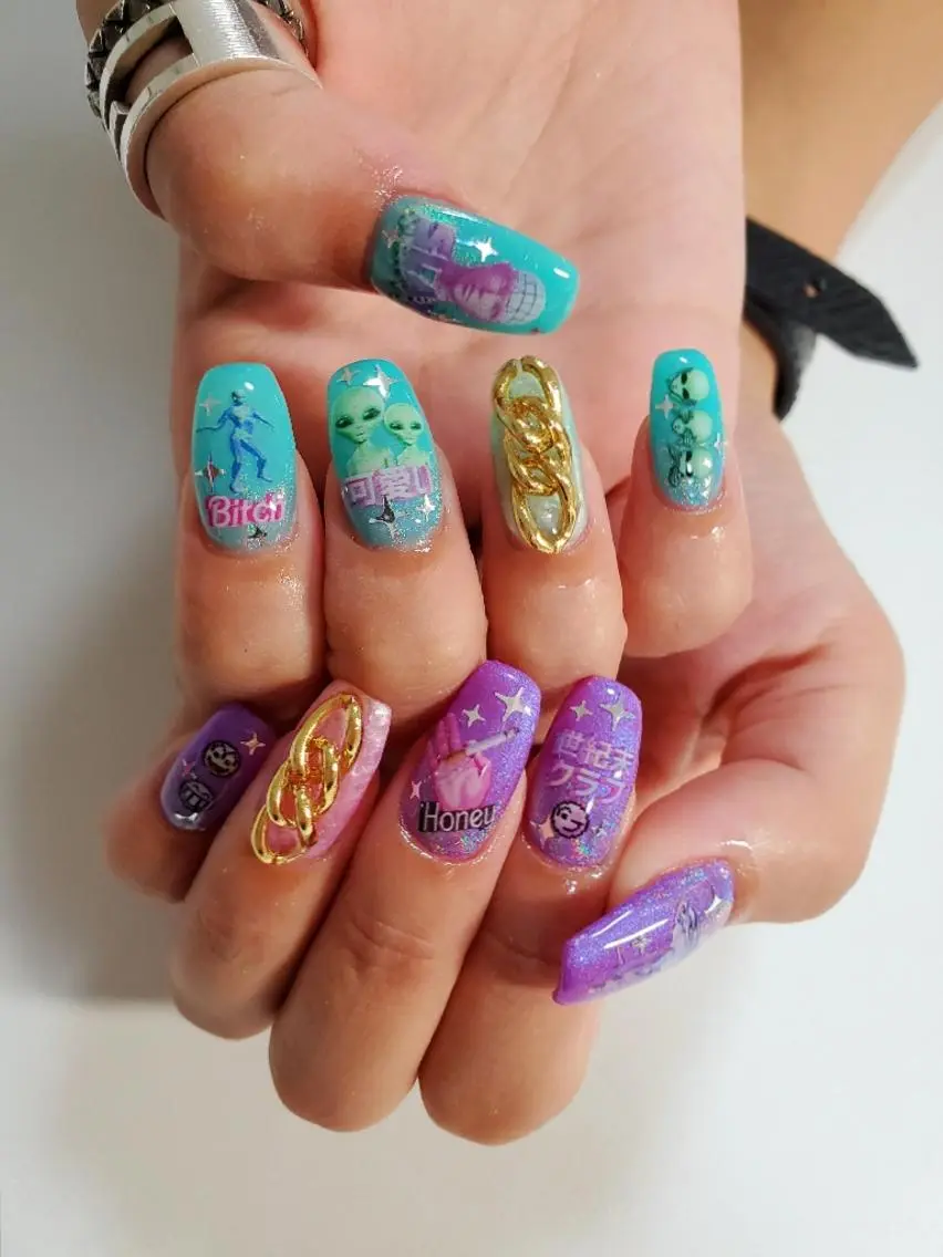 ネイル ･:*+.✳︎˚✧₊ MAKI NAILのネイルデザイン