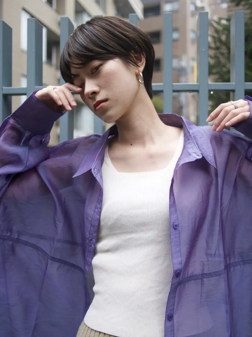 ショート 💜ショート💜 ウルフ、ボブ二色亜美のヘアスタイル