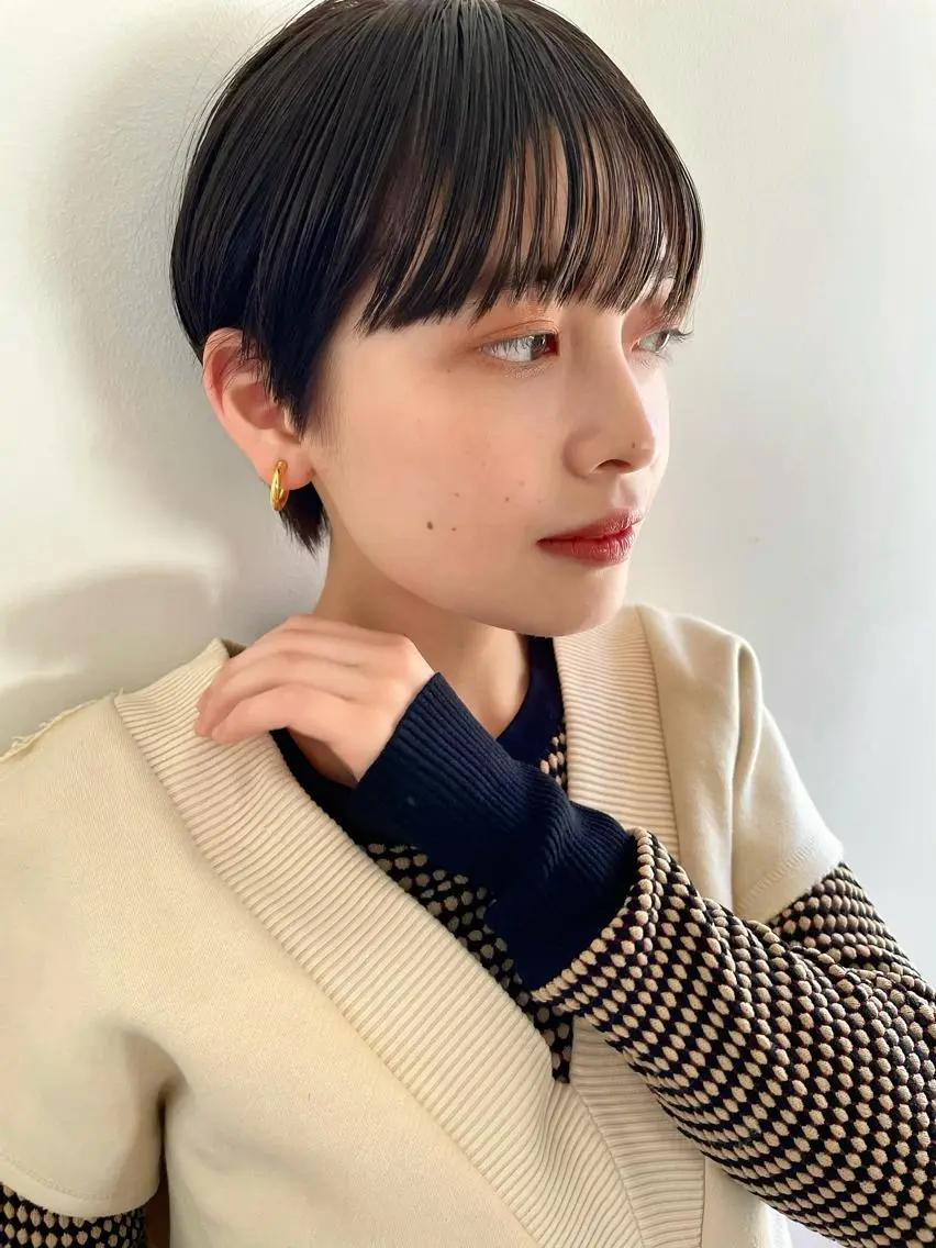 ショート 丸みショート ショートヘア 中澤 美緒のヘアスタイル