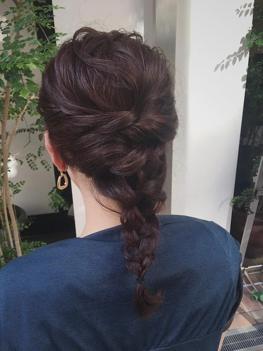 ミディアム 早稲田 千尋のヘアスタイル