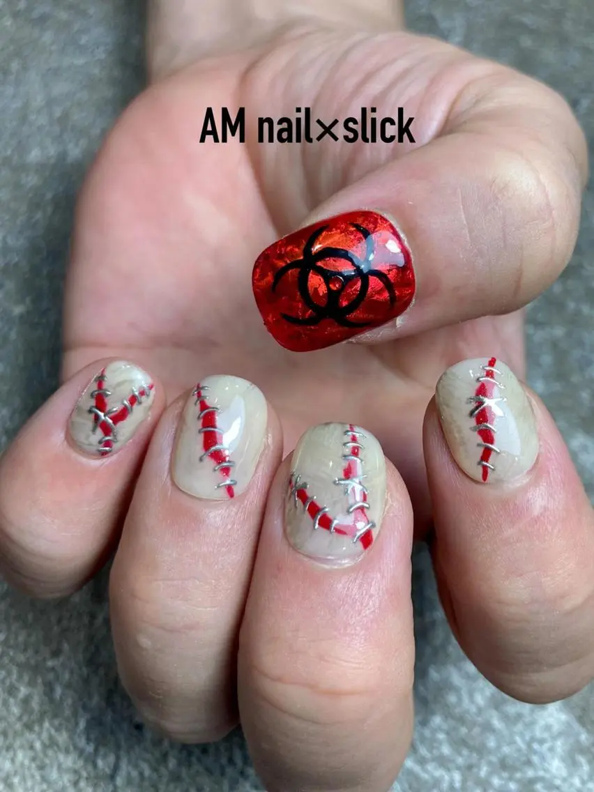 ネイル アートネイル 持ち込み ハンドネイル Am:nail 柏 SUE（スゥ）のネイルデザイン
