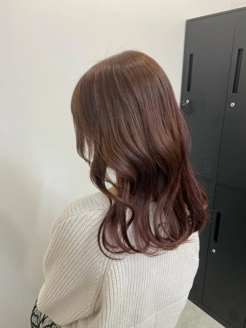 ロング カラー パーマ ヘアアレンジ メンズ キッズ ネイル マツエク・マツパ アイブロウ エクステモデル募集 💗大阪梅田/川上のヘアスタイル