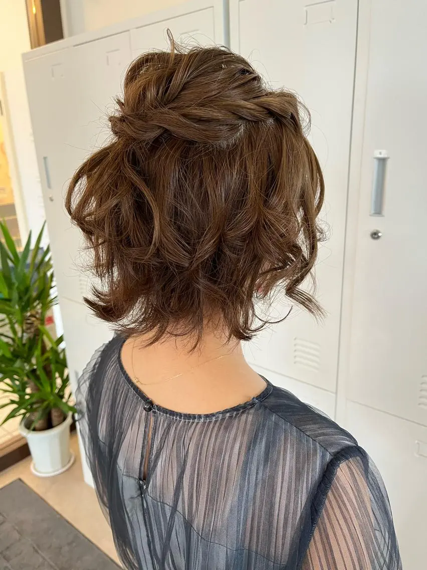 ショート ヘアアレンジ ショートボブ ボブ ショートヘア Emma ecole /栄/RIOのヘアスタイル