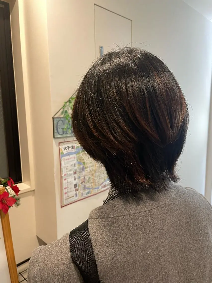 ミディアム レイヤーカット カット 縮毛矯正 山本　恵 (やまもと  けい)のその他イメージ