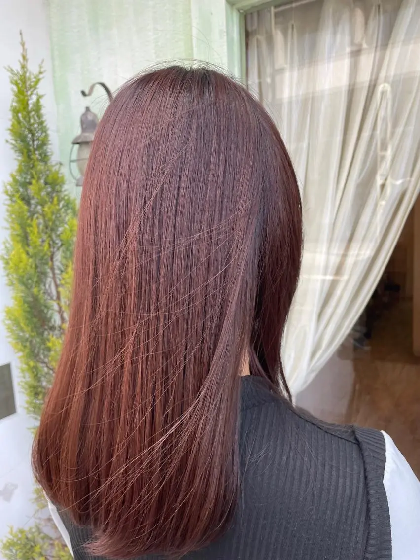 セミロング カラー BOTABIUM nanamiのヘアスタイル
