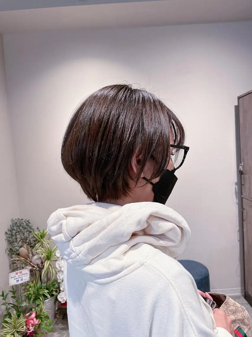 ショート カラー カット ヘアカラー トリートメント ✨髪質改善/ハイトー ン/艶髪高山のヘアスタイル