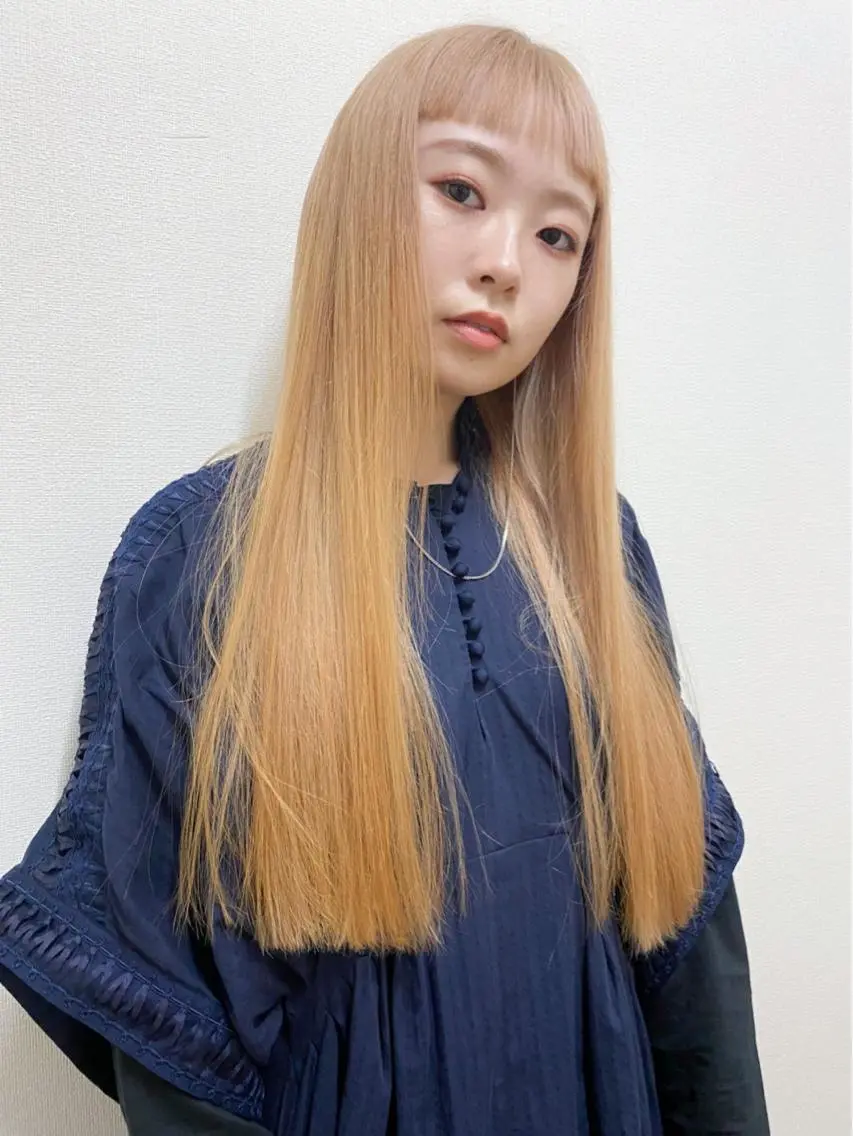 ロング カラー ブリーチ ケアブリーチ ダブルカラー ハイトーンカラー イルミナカラー 🧡色落ちまで2度 楽しめる🧡ヨシキのヘアスタイル