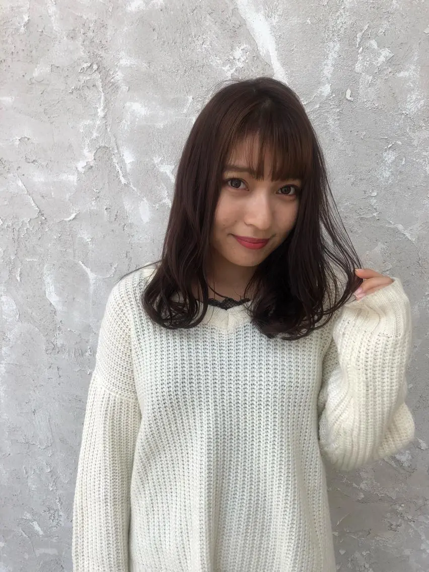 透明感カラー 古山 結季🌙🖤のヘアスタイル