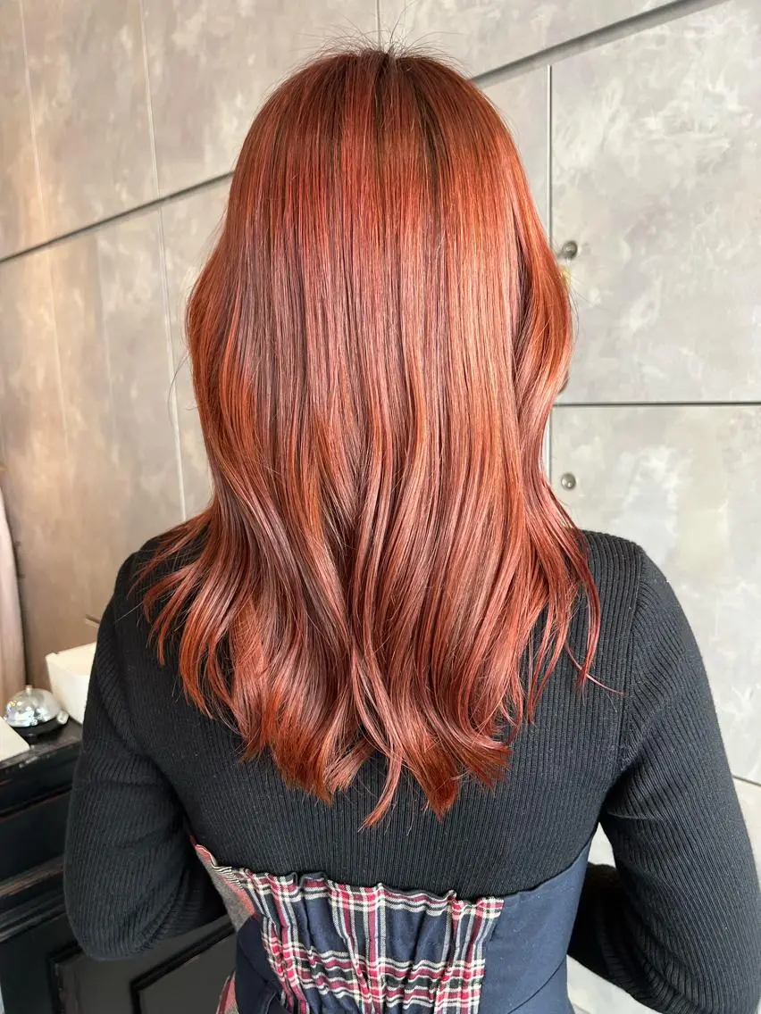 セミロング カラー ヘアアレンジ ヘアカラー トリートメント ヘッドスパ ヘアセット 🌈インナーカラー ‘ショウマ’🌈のヘアスタイル