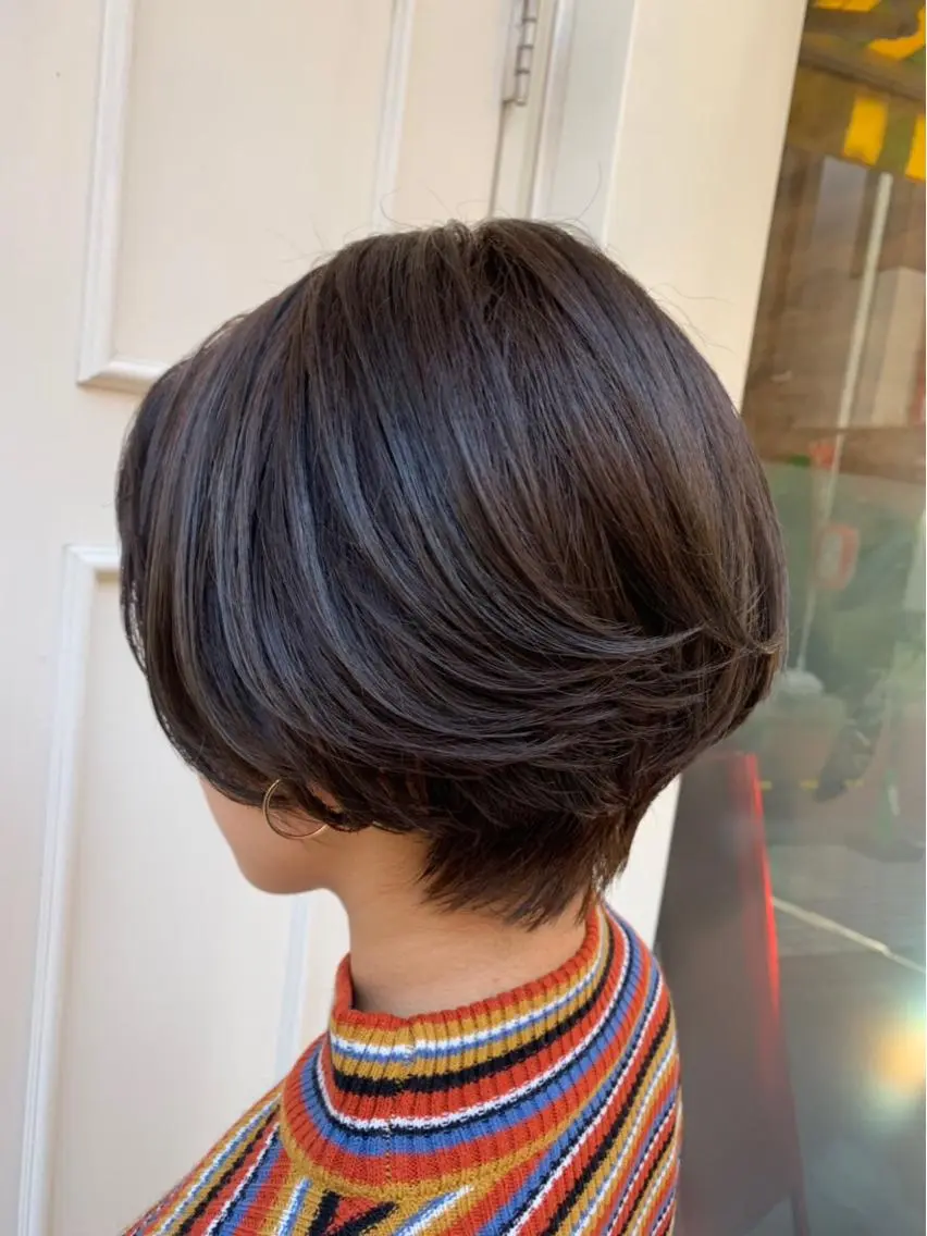 ショート カラー ハンサムショート ショートヘア 🫟Blanco🫟 Color&Careのヘアスタイル