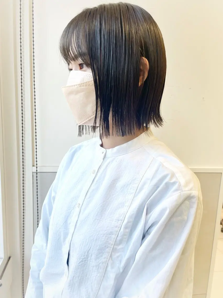 ショート カラー カット ヘアカラー トリートメント 齋藤 咲のヘアスタイル