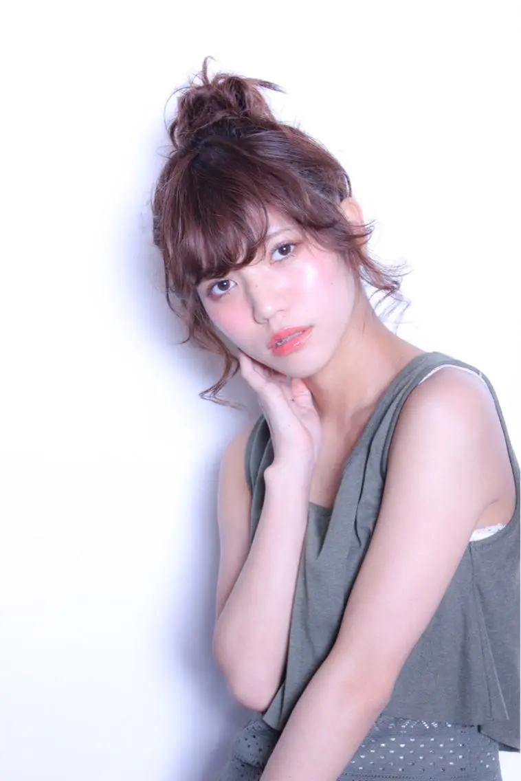ヘアアレンジ ＆-HAIR佐藤 ゆいモデル募集中のヘアスタイル