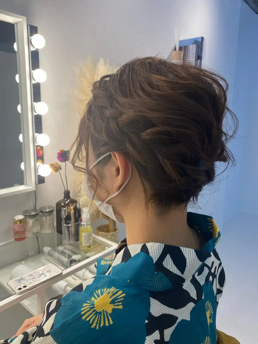 ミディアム ボブ ヘアメイクサロン viviのヘアスタイル