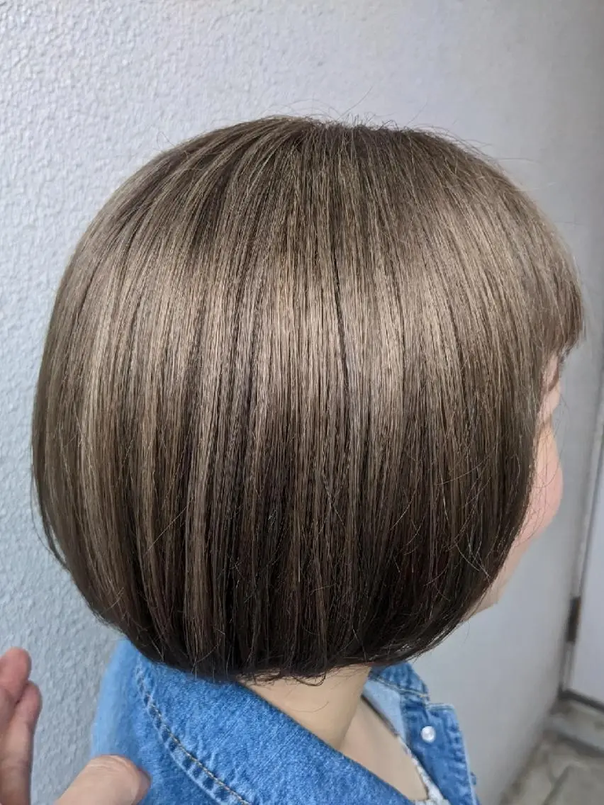 ショート ヘアカラー トリートメント 小川 健治✨のヘアスタイル