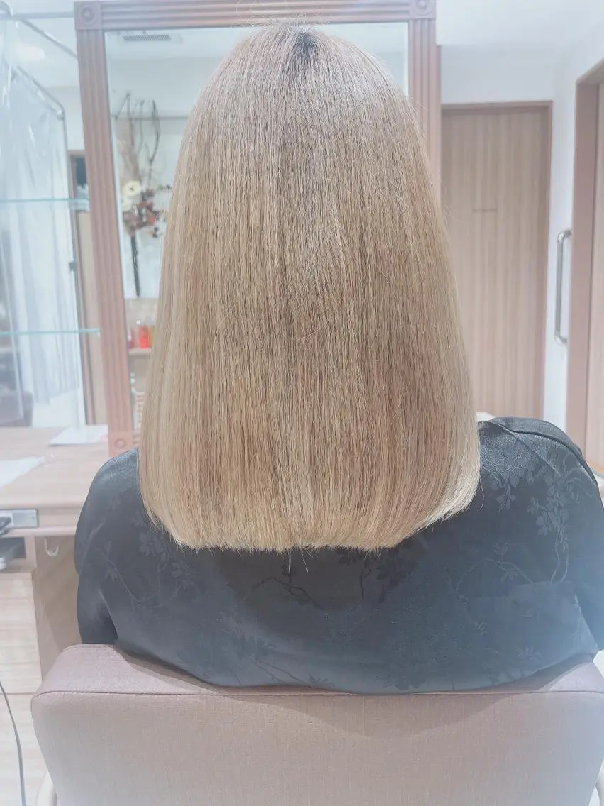 ミディアム ‪❥ブリーチ💗 MIKUのヘアスタイル