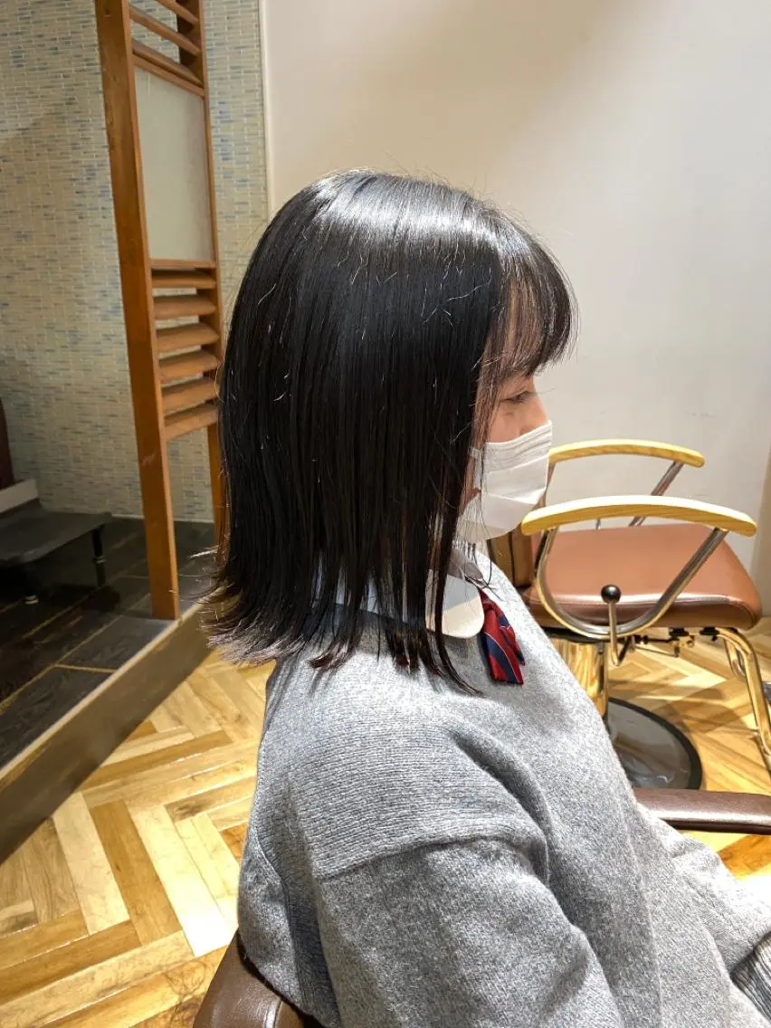 ミディアム カラー 美髪改善・レイヤー tadasuke⭐️のヘアスタイル