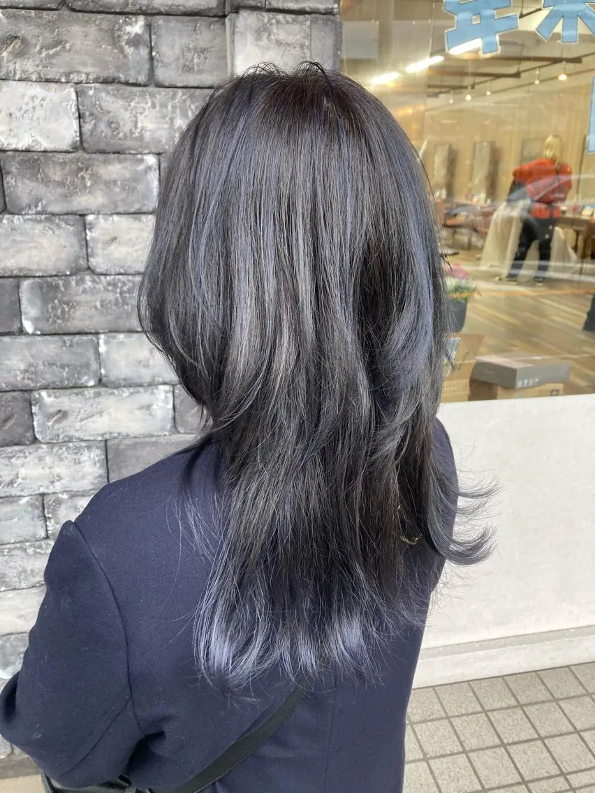 セミロング カラー ヘアカラー トリートメント ヘアセット ✂️似合わせの魔術師 石田一樹✂️のヘアスタイル
